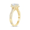 Thumbnail Image 2 of Monique Lhuillier Bliss Pear-Shaped Lab-Grown Diamond Engagement Ring 1-1/3 ct tw 18K Yellow Gold