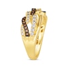 Thumbnail Image 2 of Le Vian Chocolate Twist Diamond Ring 1/2 ct tw 14K Honey Gold