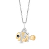 Thumbnail Image 0 of Disney Treasures Finding Nemo Diamond "Nemo" Necklace 1/15 ct tw Sterling Silver & 10K Yellow Gold 19"