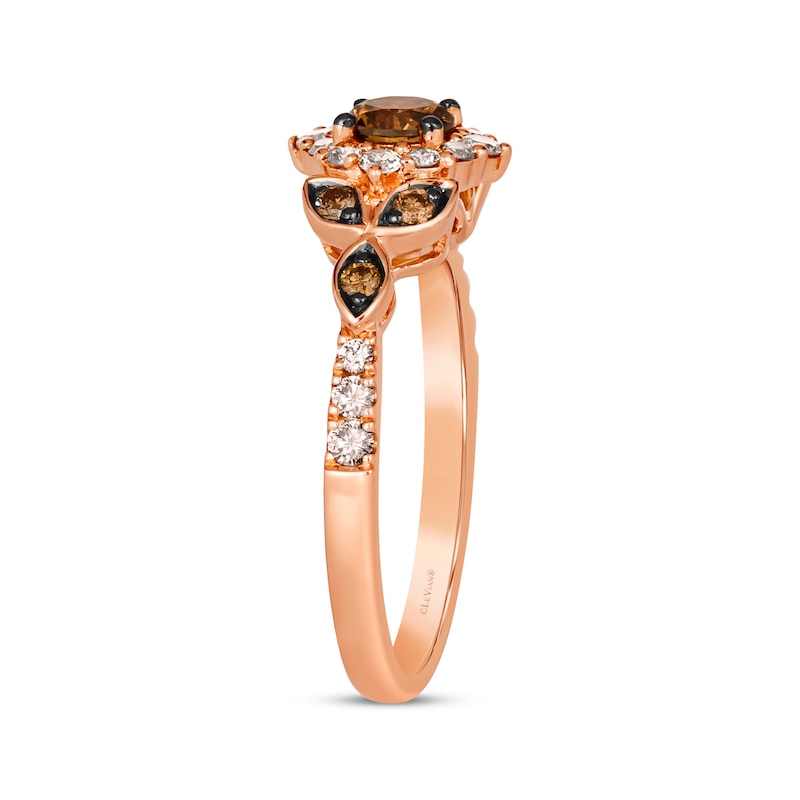 Main Image 2 of Le Vian Venetian Mosaic Diamond Ring 3/4 ct tw 14K Strawberry Gold