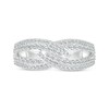 Thumbnail Image 3 of Diamond Split Shank Overlap Ring 5/8 ct tw Sterling Silver