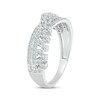 Thumbnail Image 2 of Diamond Multi-Row Checkerboard Ring 1/2 ct tw 10K White Gold