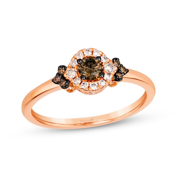 Le Vian Diamond Ring 1/3 ct tw 14K Strawberry Gold