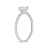 Thumbnail Image 2 of Multi-Diamond Center Circle Promise Ring 1/5 ct tw 10K White Gold