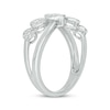 Thumbnail Image 2 of Multi-Diamond Crossover Circles Ring 1/5 ct tw Sterling Silver