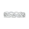Thumbnail Image 3 of Diamond Open Braid Ring 1/10 ct tw Sterling Silver