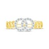 Thumbnail Image 4 of Diamond Circle Links Ring 1/5 ct tw 10K Yellow Gold