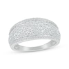 Thumbnail Image 1 of Diamond Domed Cobblestone Ring 1-1/4 ct tw 10K White Gold