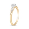Thumbnail Image 2 of Hallmark Diamonds Promise Ring 1/5 ct tw 10K Two-Tone Gold