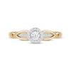 Thumbnail Image 3 of Hallmark Diamonds Promise Ring 1/5 ct tw 10K Two-Tone Gold