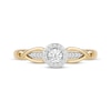 Thumbnail Image 4 of Hallmark Diamonds Promise Ring 1/5 ct tw 10K Two-Tone Gold