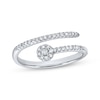 Thumbnail Image 1 of Diamond Two-Row Deconstructed Ring 1/5 ct tw Sterling Silver
