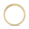 Thumbnail Image 3 of Diamond Double-Row Curved Stackable Ring 1/10 ct tw 10K Yellow Gold