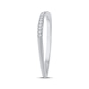 Thumbnail Image 2 of Diamond Diagonal Stackable Ring 1/15 ct tw 10K White Gold