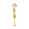 Thumbnail Image 2 of Round-Cut Diamond Halo Engagement Ring 1 ct tw 18K Yellow Gold