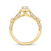 Thumbnail Image 3 of Round-Cut Diamond Halo Engagement Ring 1 ct tw 18K Yellow Gold