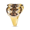 Thumbnail Image 2 of Le Vian Vault Diamond Zigzag Ring 2-3/8 ct tw 14K Honey Gold Size 7