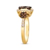 Thumbnail Image 2 of Le Vian Vault Diamond Cushion Frame Ring 1-1/2 ct tw 14K Honey Gold Size 7