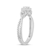 Thumbnail Image 2 of Princess-Cut Diamond Promise Ring 1/6 ct tw Sterling Silver