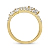 Thumbnail Image 3 of Diamond Faux Stack Four-Row Ring 1 ct tw 10K Yellow Gold