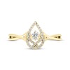 Thumbnail Image 3 of Love Entwined Diamond Ring 1/6 ct tw 10K Yellow Gold