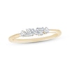 Thumbnail Image 0 of Baguette & Round-Cut Diamond Scatter Ring 1/6 ct tw 10K Yellow Gold