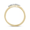 Thumbnail Image 3 of Baguette & Round-Cut Diamond Scatter Ring 1/6 ct tw 10K Yellow Gold