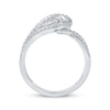 Thumbnail Image 4 of Diamond Swoop Bypass Ring 1/3 ct tw 10K White Gold