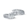 Thumbnail Image 1 of Diamond Wave Bypass Ring 1/2 ct tw 10K White Gold