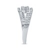 Thumbnail Image 3 of Diamond Wave Bypass Ring 1/2 ct tw 10K White Gold