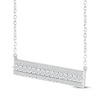Thumbnail Image 2 of KAY Lab-Grown Diamonds Bar Necklace 1/2 ct tw 10K White Gold 18&quot;