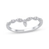 Thumbnail Image 1 of Diamond Chevron Ring 1/6 ct tw 10K White Gold