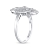 Thumbnail Image 2 of Diamond Art Deco-Inspired Filigree Ring 3/8 ct tw 10K White Gold