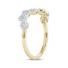 Thumbnail Image 3 of Diamond Wavy Flowers Ring 1/3 ct tw 10K Yellow Gold