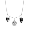 Thumbnail Image 0 of Disney Treasures The Nightmare Before Christmas Trick-or-Treaters Diamond Necklace 1/6 ct tw Sterling Silver 18"