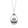Thumbnail Image 0 of Disney Treasures The Nightmare Before Christmas "Jack Skellington" Diamond Necklace 1/5 ct tw Sterling Silver 19"