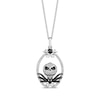 Thumbnail Image 1 of Disney Treasures The Nightmare Before Christmas &quot;Jack Skellington&quot; Diamond Necklace 1/5 ct tw Sterling Silver 19&quot;