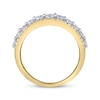 Thumbnail Image 3 of Diamond Multi-Row Ring 2 ct tw 10K Yellow Gold