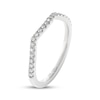 Thumbnail Image 8 of THE LEO Ideal Cut Diamond Contour Wedding Band 1/5 ct tw 14K White Gold
