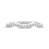 Thumbnail Image 9 of THE LEO Ideal Cut Diamond Contour Wedding Band 1/5 ct tw 14K White Gold