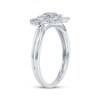 Thumbnail Image 2 of Multi-Diamond Center Twist Frame Fashion Ring 1/4 ct tw 10K White Gold