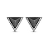 Thumbnail Image 1 of Star Wars Darth Vader Diamond Earrings 1/8 ct tw Sterling Silver & Black Rhodium Plate