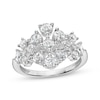Thumbnail Image 1 of Princess & Round-Cut Diamond Scatter Fashion Ring 1-1/2 ct tw 14K White Gold