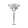 Thumbnail Image 3 of Princess & Round-Cut Diamond Scatter Fashion Ring 1-1/2 ct tw 14K White Gold