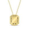 Thumbnail Image 3 of KAY Lab-Grown Diamonds Emerald-Cut Halo Necklace 1/2 ct tw 10K Yellow Gold 18&quot;