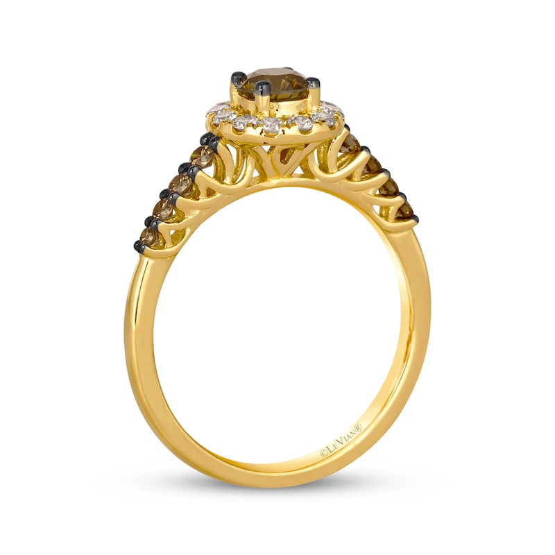 Main Image 3 of Le Vian Diamond Ring 3/4 ct tw 14K Honey Gold