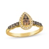 Thumbnail Image 1 of Le Vian Multi-Diamond Pear-Shaped Ring 5/8 ct tw 14K Honey Gold