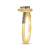Thumbnail Image 2 of Le Vian Multi-Diamond Pear-Shaped Ring 5/8 ct tw 14K Honey Gold