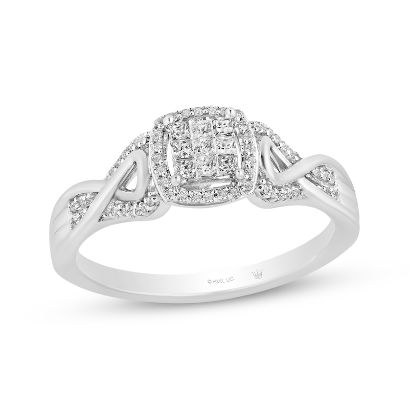 Hallmark Diamonds Promise Ring 1/4 ct tw Sterling Silver