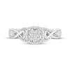 Thumbnail Image 2 of Hallmark Diamonds Promise Ring 1/4 ct tw Sterling Silver